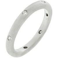 Thumbnail for Matte Silver Wedding Band