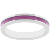 Thumbnail for Fuchsia Enamel Eternity Ring