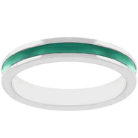 Thumbnail for Green Enamel Eternity Ring