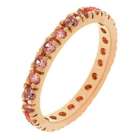 Thumbnail for Pink Cubic Zirconia Eternity Ring
