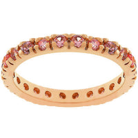 Thumbnail for Pink Cubic Zirconia Eternity Ring