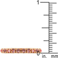 Thumbnail for Pink Cubic Zirconia Eternity Ring