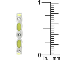 Thumbnail for Yellow Link Enamel Stacker Ring