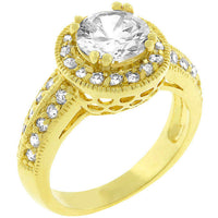 Thumbnail for Pave Halo Vintage Crown Ring