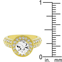 Thumbnail for Pave Halo Vintage Crown Ring