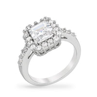 Thumbnail for Pave Asscher Ring