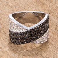 Thumbnail for Cross Pattern Cocktail Ring