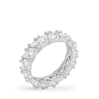 Thumbnail for Rhodium Plated Trillion Eternity Band