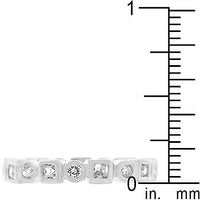 Thumbnail for Rhodium Plated Eternity Stackable Band