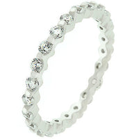 Thumbnail for Silver Lace Eternity Band
