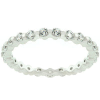 Thumbnail for Silver Lace Eternity Band