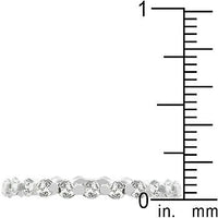 Thumbnail for Silver Lace Eternity Band