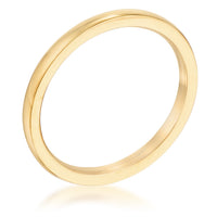 Thumbnail for 2 mm IPG Gold Stainless Steel Wedding Band