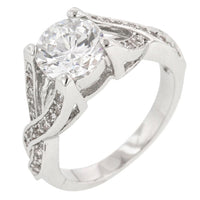 Thumbnail for Brilliant Twist Engagement Ring
