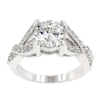 Thumbnail for Brilliant Twist Engagement Ring