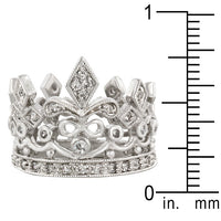 Thumbnail for Cubic Zirconia Crown Eternity Ring