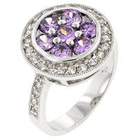 Thumbnail for Amethyst Purple Lily Ring