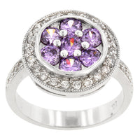 Thumbnail for Amethyst Purple Lily Ring