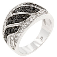 Thumbnail for Black & White Swirl Ring