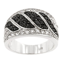 Thumbnail for Black & White Swirl Ring