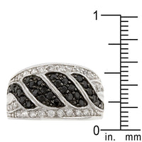 Thumbnail for Black & White Swirl Ring