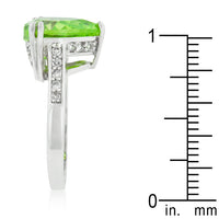 Thumbnail for Apple Green Heart Ring