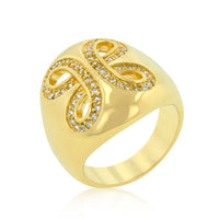 Thumbnail for Golden Ribbon Cocktail Ring