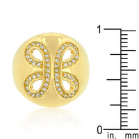 Thumbnail for Golden Ribbon Cocktail Ring