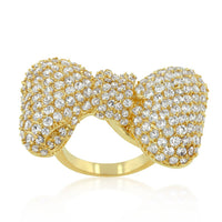 Thumbnail for Bow Tie Cubic Zirconia Ring