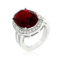 Thumbnail for Ruby Red Cocktail Ring