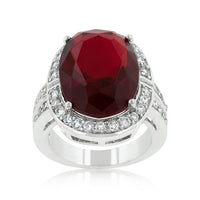 Thumbnail for Ruby Red Cocktail Ring
