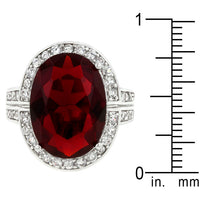 Thumbnail for Ruby Red Cocktail Ring