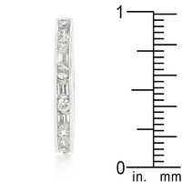 Thumbnail for Alternating Cubic Zirconia Eternity Band