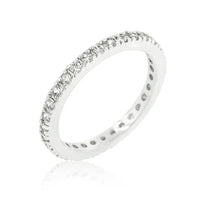 Thumbnail for Delicate Cubic Zirconia Eternity Band