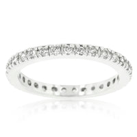 Thumbnail for Delicate Cubic Zirconia Eternity Band