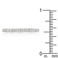 Thumbnail for Delicate Cubic Zirconia Eternity Band