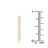 Thumbnail for Goldtone Cubic Zirconia Eternity Band