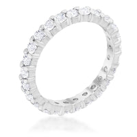 Thumbnail for Cubic Zirconia Eternity Band
