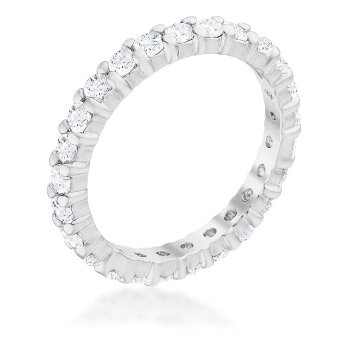 Cubic Zirconia Eternity Band