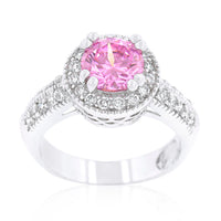 Thumbnail for Pink Halo Engagement Ring