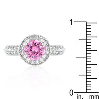 Thumbnail for Pink Halo Engagement Ring