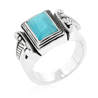Thumbnail for Blue Cats Eye Vintage Ring