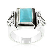 Thumbnail for Blue Cats Eye Vintage Ring