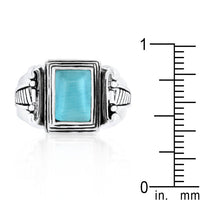 Thumbnail for Blue Cats Eye Vintage Ring