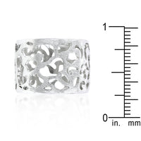 Thumbnail for Filigree Matte Rhodium Ring