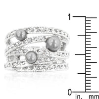 Thumbnail for Gray Pearl Cocktail Ring