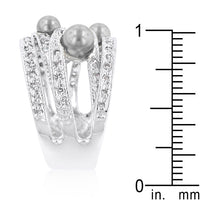 Thumbnail for Gray Pearl Cocktail Ring