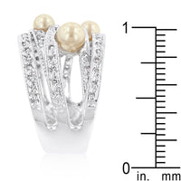 Thumbnail for Champagne Pearl Cocktail Ring