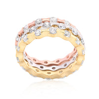 Thumbnail for Tri-tone Stackable Rings