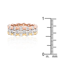 Thumbnail for Tri-tone Stackable Rings